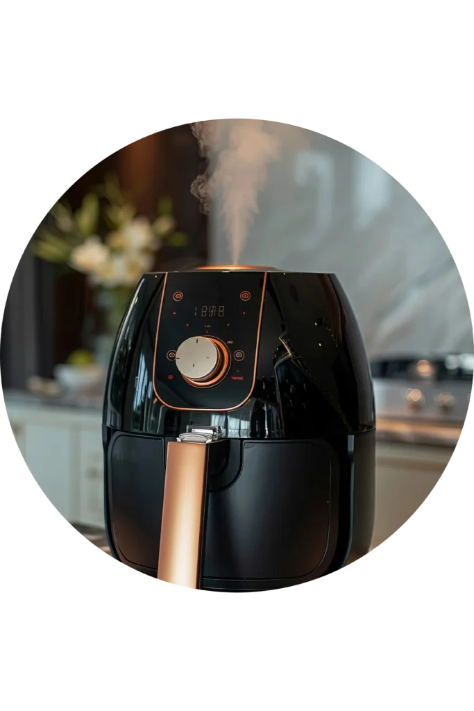 ai-generated air fryer on kitchen counter