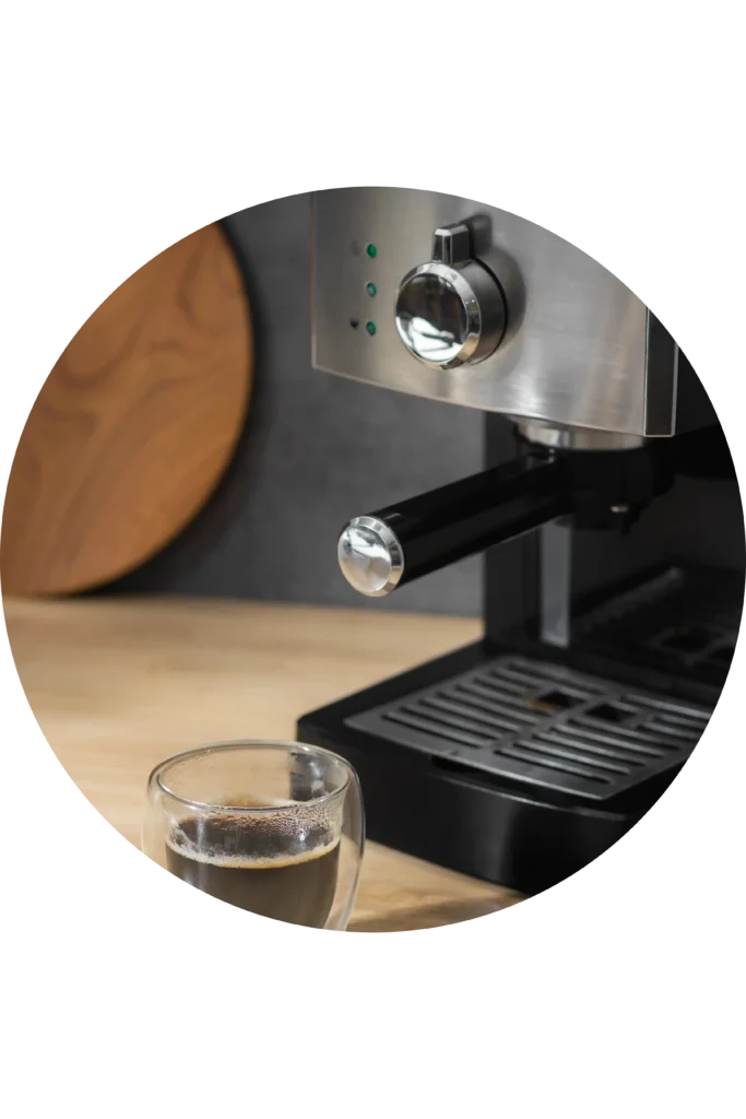 ai-generated coffee maker on kitchen counter